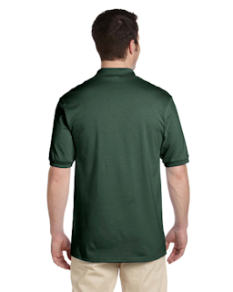 Sample of Jerzees 437 - Adult 5.6 oz. SpotShield Jersey Polo in FOREST GREEN from side back