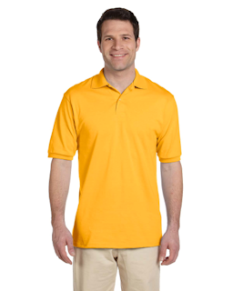 Sample of Jerzees 437 - Adult 5.6 oz. SpotShield Jersey Polo in GOLD from side front