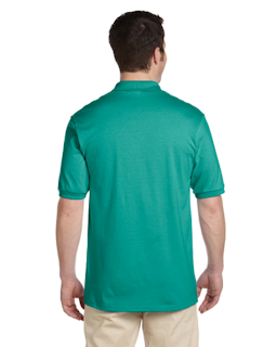 Sample of Jerzees 437 - Adult 5.6 oz. SpotShield Jersey Polo in JADE from side back