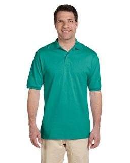 Sample of Jerzees 437 - Adult 5.6 oz. SpotShield Jersey Polo in JADE from side front