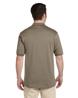 Sample of Jerzees 437 - Adult 5.6 oz. SpotShield Jersey Polo in SAFARI from side back