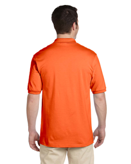 Sample of Jerzees 437 - Adult 5.6 oz. SpotShield Jersey Polo in SAFETY ORANGE from side back
