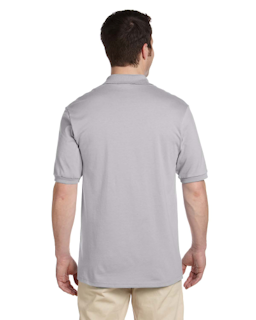 Sample of Jerzees 437 - Adult 5.6 oz. SpotShield Jersey Polo in SILVER from side back