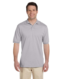 Sample of Jerzees 437 - Adult 5.6 oz. SpotShield Jersey Polo in SILVER from side front