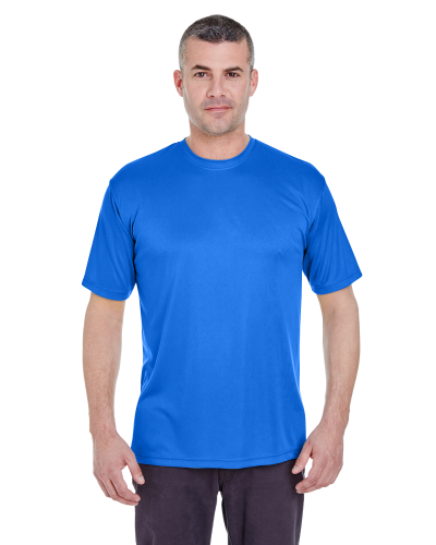 Sample of UltraClub 8620 - Men's Cool & Dry Basic Performance T-Shirt in ROYAL style