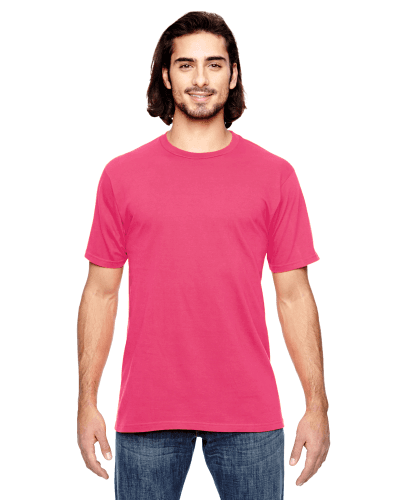 Sample of Anvil 980 - 100% Cotton Lightweight T-Shirt in NEON PINK style
