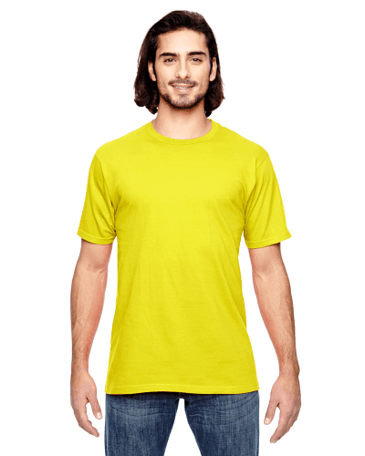 Sample of Anvil 980 - 100% Cotton Lightweight T-Shirt in NEON YELLOW style