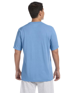 Sample of Gildan G420 - Adult Performance 100% Polyester Tee in CAROLINA BLUE from side back