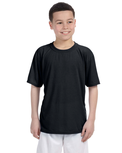 Sample of Gildan G420B - Youth Performance 100% Polyester T in BLACK style