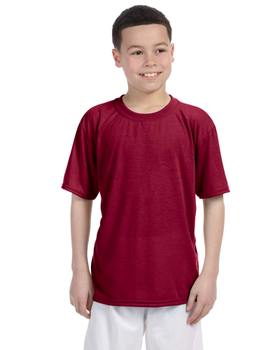 Sample of Gildan G420B - Youth Performance 100% Polyester T in CARDINAL RED style