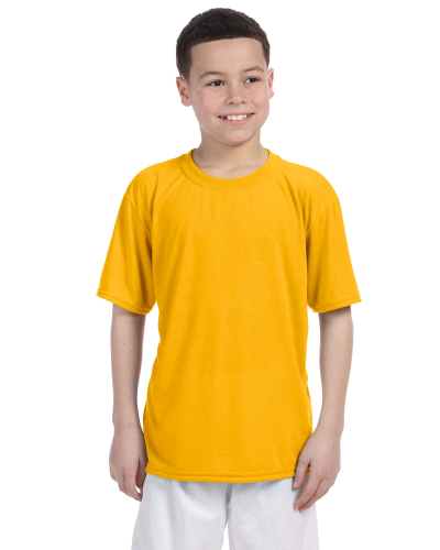 Sample of Gildan G420B - Youth Performance 100% Polyester T in GOLD style