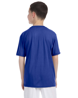 Sample of Gildan G420B - Youth Performance 100% Polyester T in ROYAL from side back