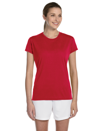 Sample of Gildan G420L - Ladies' Performance 100% Polyester Tee in RED style