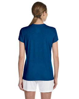 Sample of Gildan G420L - Ladies' Performance 100% Polyester Tee in ROYAL from side back