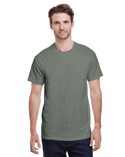 Sample of Gildan G500 - Adult 5.3 oz. T-Shirt in HTHR MILITRY GRN style