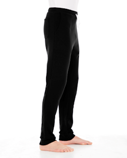 Sample of American Apparel HVT450 Unisex Classic Sweatpant in BLACK from side sleeveleft