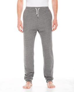Sample of American Apparel HVT450 Unisex Classic Sweatpant in ZINC from side front