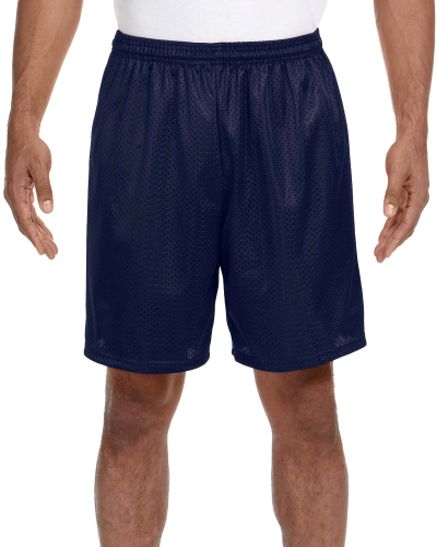 Sample of A4 N5293 Adult Seven Inch Inseam Mesh Short in NAVY style