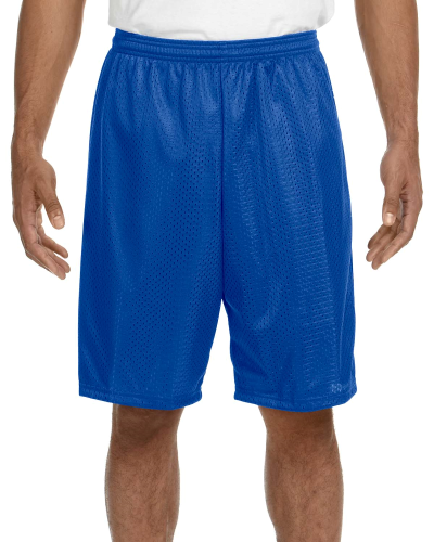Sample of A4 N5296 Adult Nine Inch Inseam Mesh Short in ROYAL style