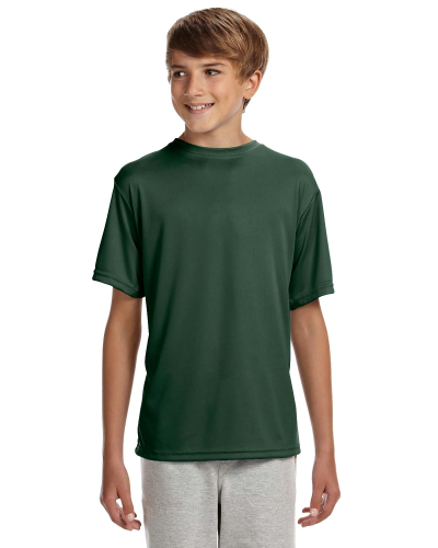 Sample of A4 NB3142 Youth Short-Sleeve Cooling Performance Crew in FOREST style