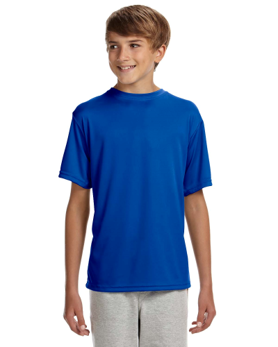 Sample of A4 NB3142 Youth Short-Sleeve Cooling Performance Crew in ROYAL style