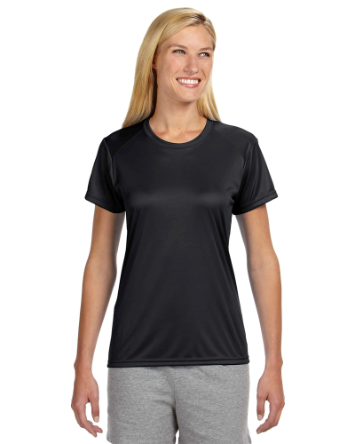 Sample of A4 NW3201 Ladies' Short-Sleeve Cooling Performance Crew in BLACK style