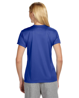 Sample of A4 NW3201 Ladies' Short-Sleeve Cooling Performance Crew in ROYAL from side back