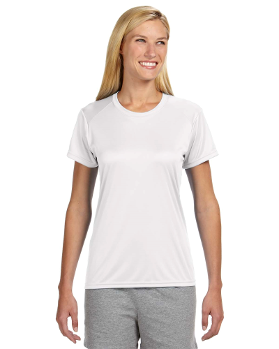 Sample of A4 NW3201 Ladies' Short-Sleeve Cooling Performance Crew in WHITE style