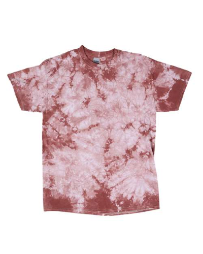 Sample of Crystal Tie Dyed T-Shirt in Copper style