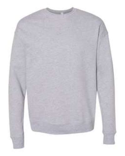Sample of Unisex Drop Shoulder Sweatshirt in AthleticHeather style