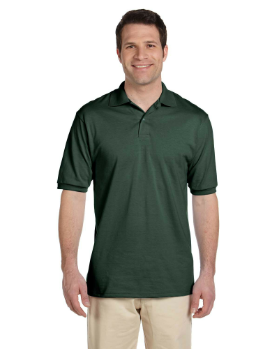 Sample of Jerzees 437 - Adult 5.6 oz. SpotShield Jersey Polo in FOREST GREEN style