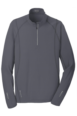Sample of OGIO ENDURANCE Nexus 1/4-Zip Pullover in Gear Grey from side front