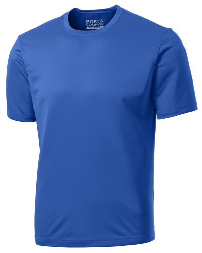 Sample of Port & Company Essential Performance Tee in Royal style
