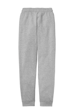 Sample of Port & Company Core Fleece Jogger in AthlHthr from side back